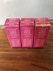 (3) 70s Vintage Avon Lip Pomade Ice Cream Cone Cherry, 2 Strawberry New with Box