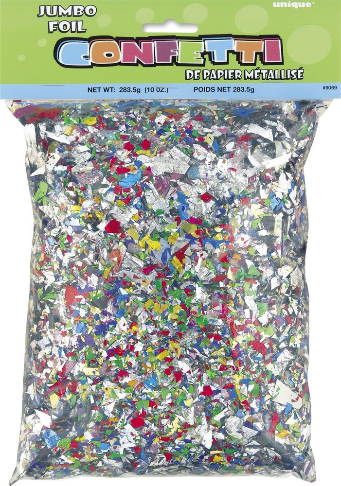 Jumbo Bag of Foil Confetti, 10oz,Party Tableware & Serveware