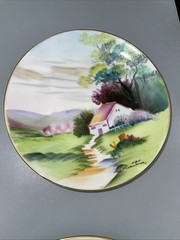5 Piece Lot Assorted Decorative Plates – JPL France MZ Altrohlau Japan Bavaria