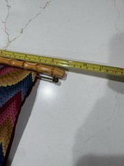 Vtg Bargello Needlepoint Bell Pull Hanging Excellent 53”