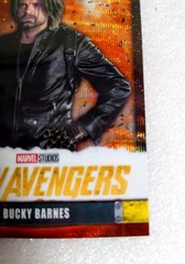 2025 Topps Marvel Chrome Thunderbolts Bucky Barnes Orange Parallel /25 NA-9