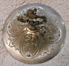 Art Nouveau Satin Glass Biscuit Barrell with Lid