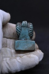Authentic Ancient Egyptian Antiquities Khnum Stone Amulet Necklace Egyptian BC