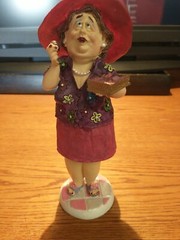 Foxy Ladies MABEL Bobblehead Figurine “IT’S MY BODY & I”LL EAT WHAT I WANT TO”