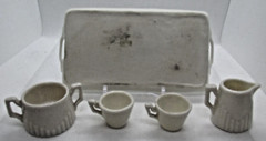 VTG Coat Arms United Kingdom Dieu Et Mon Droit God & My Right Porcelain Tea Set