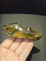Lower Paleolithic – Fine Acheulean lateral scraper. c.450,000 BP.