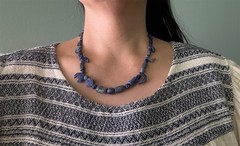 Ancient Lapis Lazuli Beads Bactrian Strand C.300 BC Necklace Jewelry Sterling S