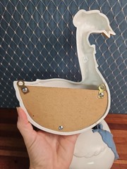 2 Vintage 1987 HOMCO Burwood Country Geese Wall Pockets County Farmhouse 80s
