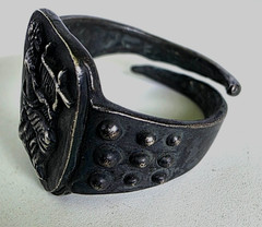 300 BC Ancient Greek Silver Ring God Orpheus bard legendary musician and prophet