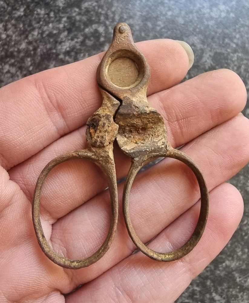 Metal Detecting Find Cigar Cutter Scissors Antique