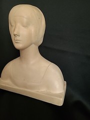 Florentine Art Plaster 132 Antique 1914 Unknown Woman by Donatello