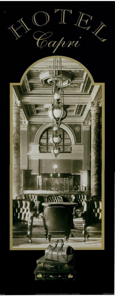(8 x 20) Art Print UN0528 Applejack Art Partners Hotel Capri