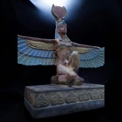 Ancient Egyptian Goddess Isis Statue Supreme Goddess of Magic Pharaonic Antique