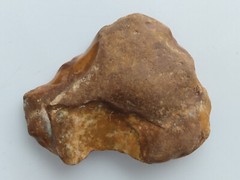 ACHEULEAN NOTCHED SCRAPER STONE TOOL LOWER PALAEOLITHIC C.450,000 BP. KENT UK