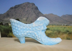 Unbranded, Blue & White Marbleized Cat Slipper, Hob Nob