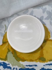 Made In Brazil Ceramic Potpourri Jar Scenic Winter Landscape Covered Dish 3.5 In