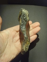 Lower Paleolithic – Early Acheulean elongated lateral scraper. c.450,000 BP.