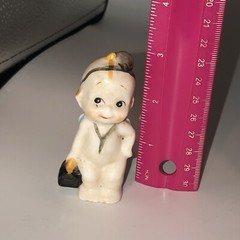 Vintage 😊 Ceramic Bisque Baby Doctor Literally Figurine Fun