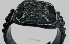 300 BC Ancient Greek Silver Ring God Orpheus bard legendary musician and prophet