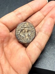 Near Eastern Intaglio Hadeed (hematite) Stone Stamp Seal Bead