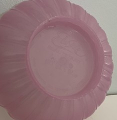 Vintage Avon Elusive Beauty Dust Vanity Powder Container Pink Plastic Gold Empty