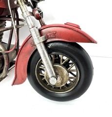 Folk Art Motorcycle Sculpture