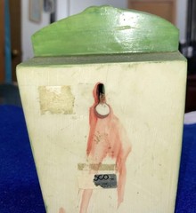 Vtg 1999 Enesco ‘May Your Cupboard Always Be Full’ Dog with Bone Bobble Head