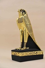 Hand Carved Horus God Statue Ancient Egyptian Stone Sculpture Stone Sculpture