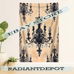 Gothic Candle Chandelier Tapestry black chandelier gothic home decor victorian 3