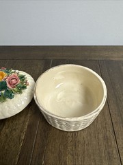 Vintage raised floral dish Made In Italy