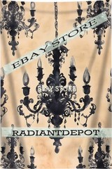Gothic Candle Chandelier Tapestry black chandelier gothic home decor victorian 3