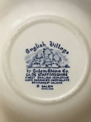 English Village by Salem China Co. Olde Staffordshire 4″ Small Bowl