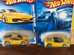Hot Wheels Ferrari 4-Car Set Ferrari 458 Spider 250 GTO F430 Challenge Spider
