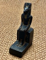 Amazing Commemorative Ancient Egyptian God Anubis Seated Statue With Glyphs SALE