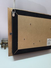 Baseball 3D Shadow Box Miniatures in Resin Wood Frame Sports Wall Hanging
