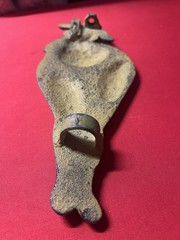 Unique Cast Iron Art Woman Wings Angel Fairy Wall Hook Rare Large Vintage Estate