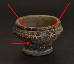 Tyrona Tairona Colombia Pre Columbian Ceramic Clay Small Bowl 200BCE-1600CE