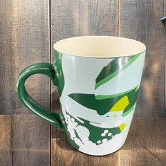 Starbucks 10 Oz Ceramic Coffee Mug With SPASH Multicolor Tropical Style Mug Cup