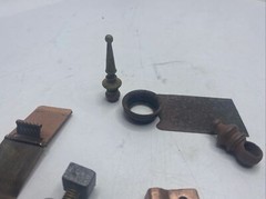 Metal Detector Finds Lot Brass? Copper? Washer Nuts Parts Pieces MK