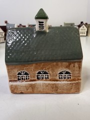 Mudlen End Studio Felsham Suffolk Pottery Miniature House Cottage School/ Church