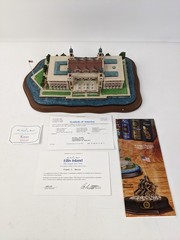 RARE Danbury Mint NYC Ellis Island New York City Replica Original Box & Papers
