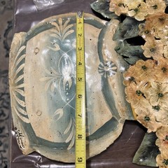 Vintage Metal Hand-painted Hydrangeas Tolewar Signed By Mimi 87
