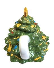 Christmas Tree Ornaments Tea Pot Festive Holidays Vintage Unbranded 5 inch