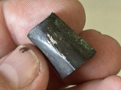RARE PRE-COLUMBIAN SILVER & GOLD THIMBLE / FINNIAL CAP, PERU INCA MOCHE CULTURE