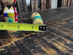 Vintage Mini Bobblehead Kokeshi Couple 1960’s Japan *2 Sets*