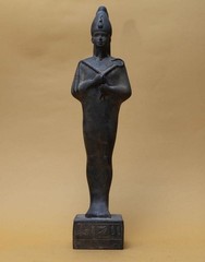 Handmade Copper Osiris Statue: Unique Pharaonic Stone Sculpture Ancient Egyptian