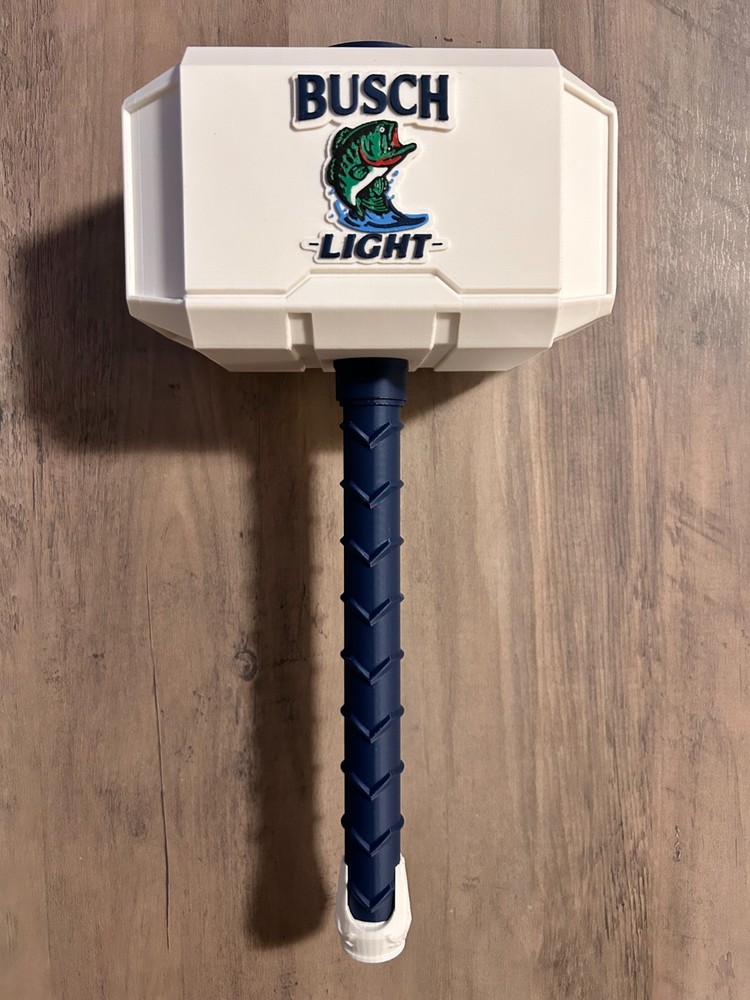 Brands Busch Light Bass Mjolnir Thor’s Hammer