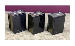 VINTAGE 3 SMALL HOLY BIBLE PRODUCERS BANK ALL WITH BOTTOM PLUGS MADE IN JAPAN