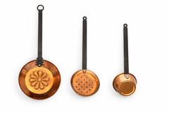 Vintage Homco Copper & Iron Kitchen Wall Decor – 3 Piece Set NEW In Original Box