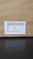 Set of 3 Kinder Harris “Ornate Chair Backs” Framed Art Prints — Vintage